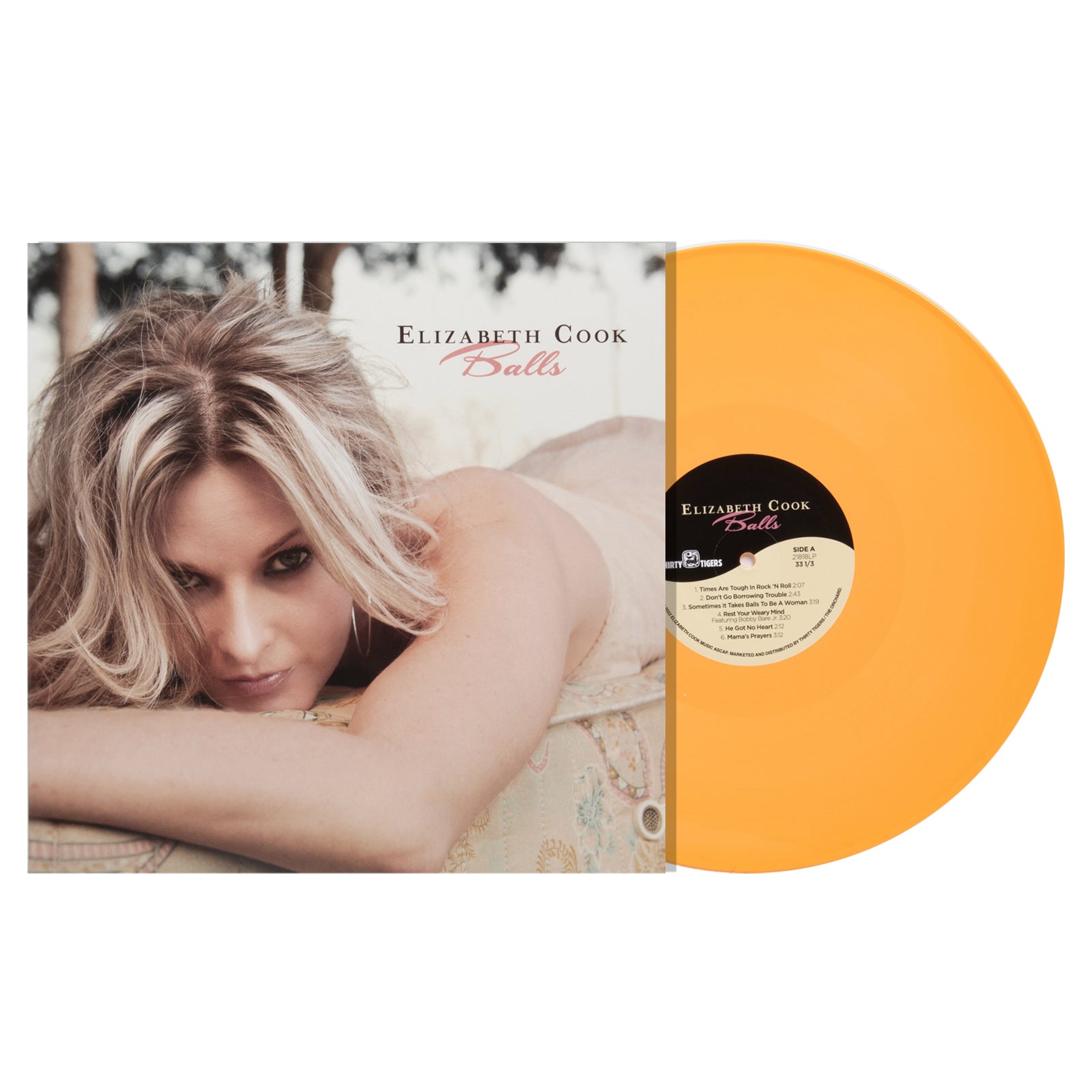 Elizabeth Cook Balls Limited Edition Orange LP