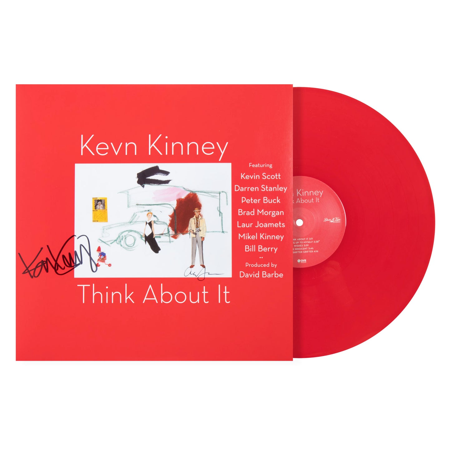 Kevn Kinney Think About It  Limited Edition Red LP